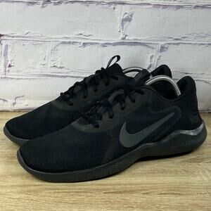 Nike Flex Experience Run 9 Black Running Shoes Men's Size 10.5 Athletic Sneakers